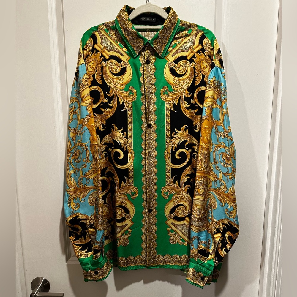 Versace silk shirt